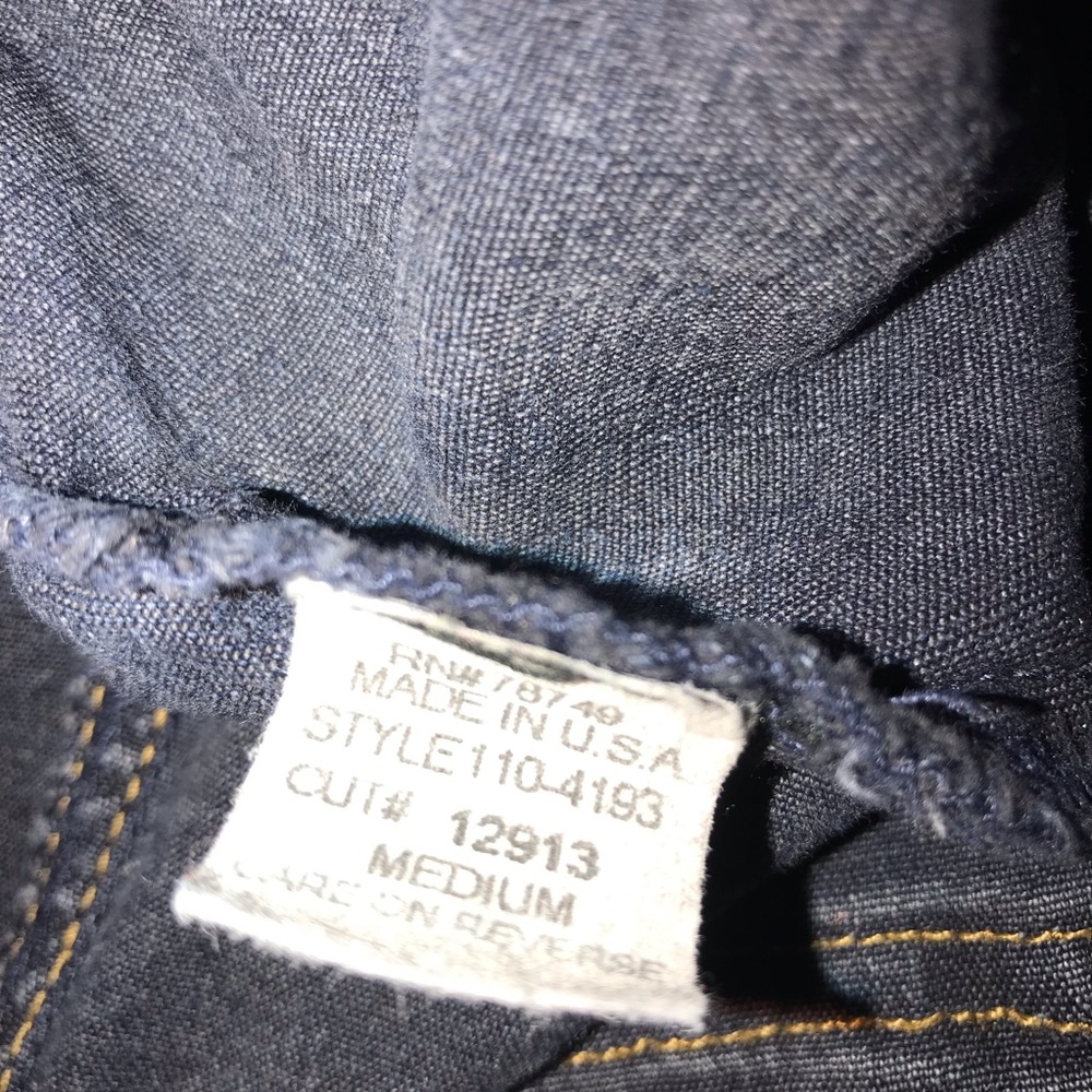 Trendy Stretch Denim Open Blazer, Size M - Picture 7 of 7